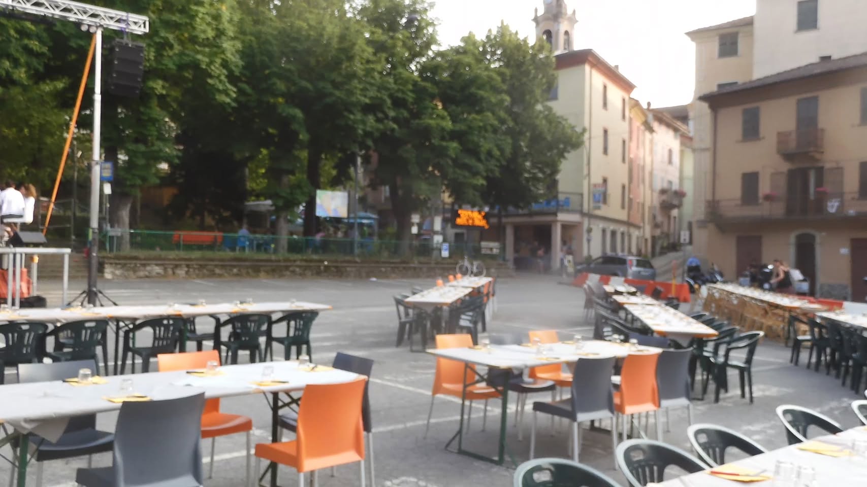 Evento recente in piazza