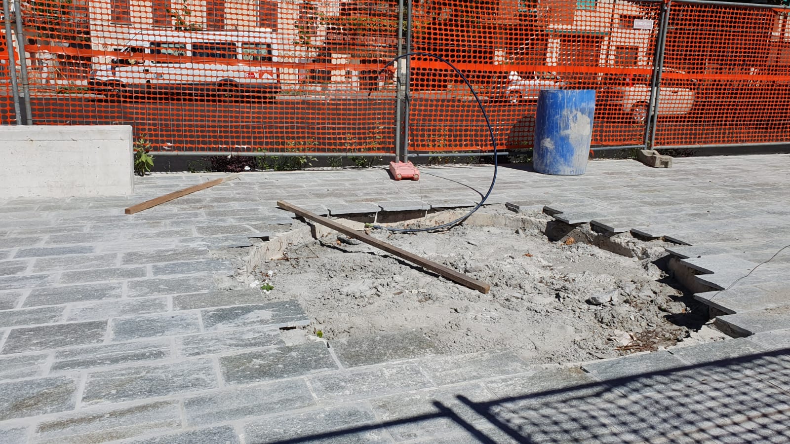 Stato attuale della piazza